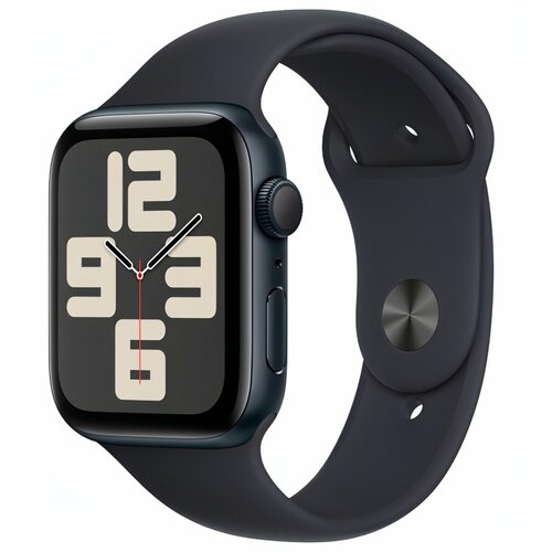 Смарт-часы Apple Watch SE 2023 44mm Midnight Aluminum Case with MidnightSport Band размер SM MRE73 30900₽