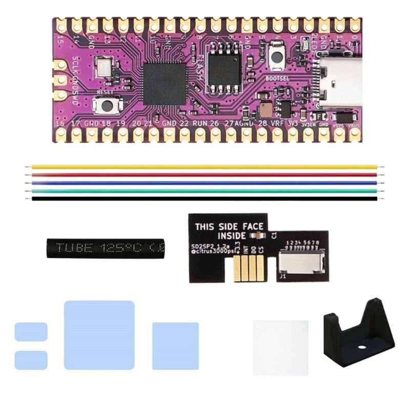 Кардридер SD2SP2 + Raspberry Pi Pico Boot для сменного модуля Modchip с током тока 500 мА