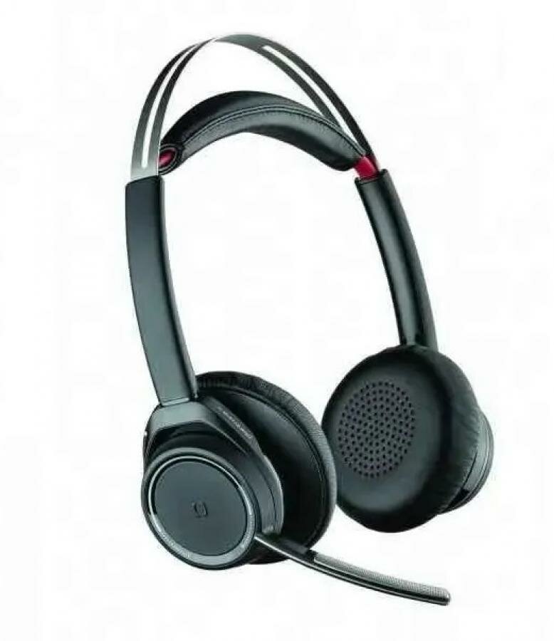 Беспроводная компьютерная гарнитура Plantronics Voyager Focus UC B825 NO STAND, черный — фото 1