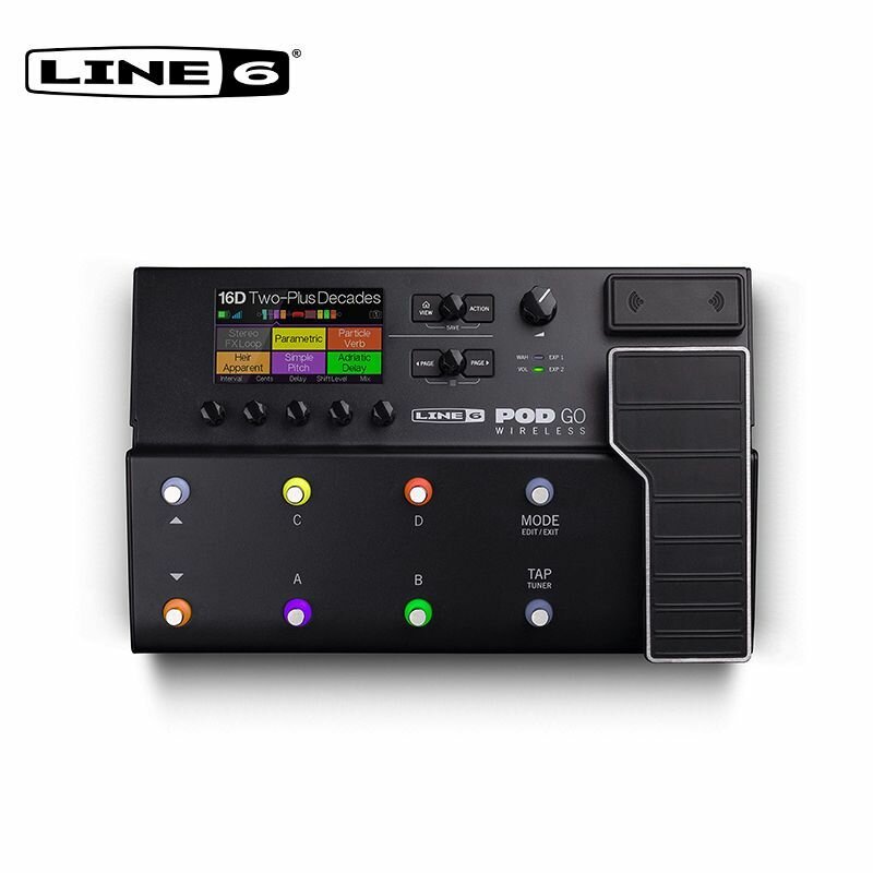 Line 6 POD Go Wireless Профессиональная гитара с мультиэффектами, бас-педаль, аксессуары для гитары