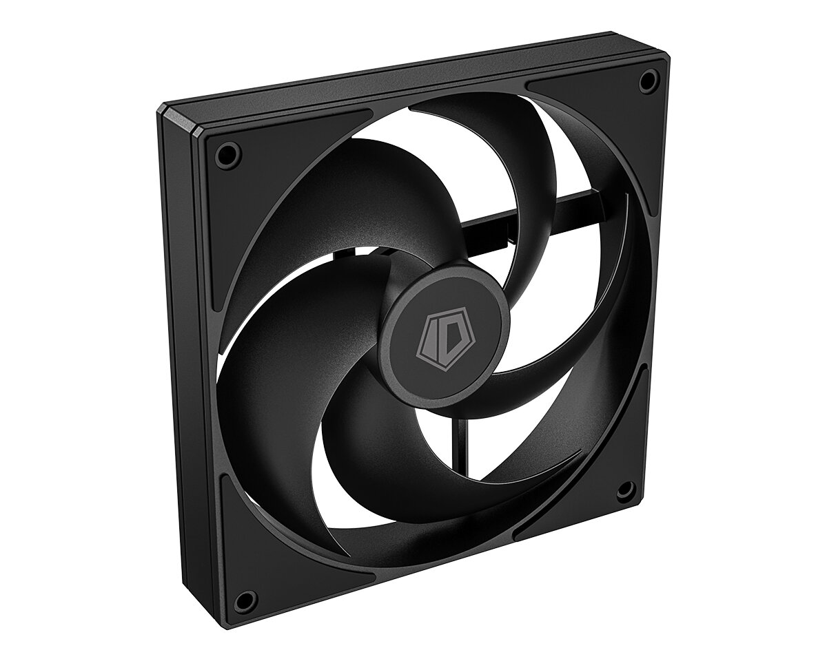 Вентилятор для корпуса ID-Cooling AS-140-K Black (72.2CFM, 24.9dB(A), 1.44W, PWM) — фото 1