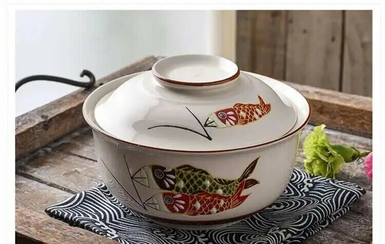 Керамическая глубокая тарелка для супа CHYIR белая 20 см сервировка стола ресторанная посуда для бульона похлебки — фото 1