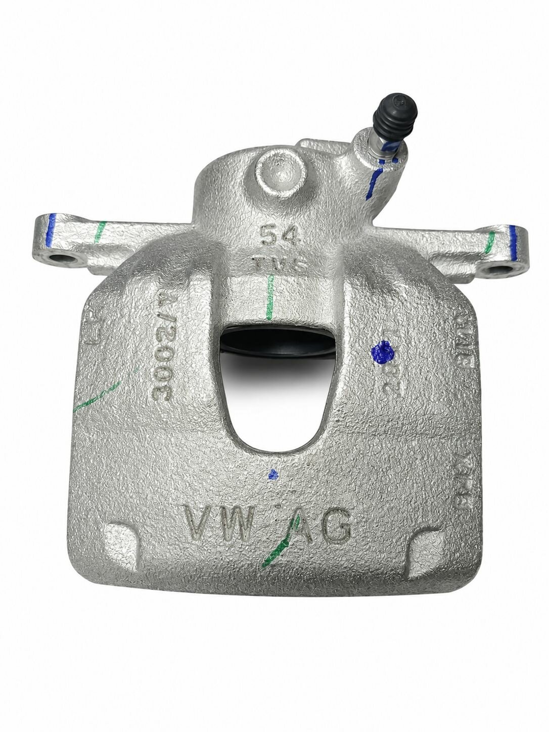 Корпус переднего левого суппорта VW AG 6RF 615 105 J, TVS / TRW, без скобы и колодок, для Polo Sedan Rapid Vento