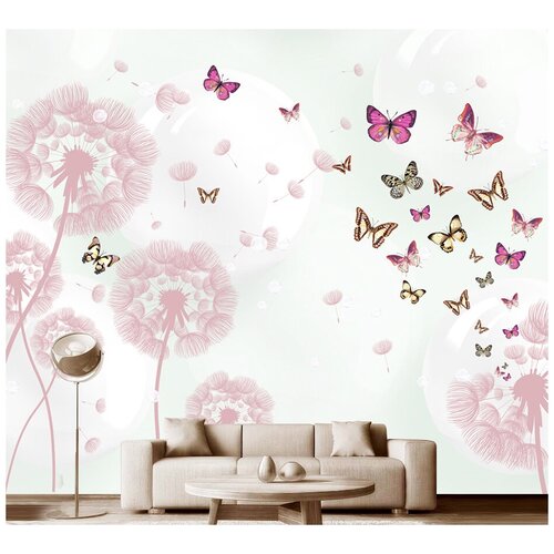 Фотообои на стену Модный Дом Розовые мечты 350x300 см (ШxВ)