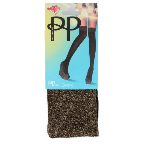 Гольфины с золотой нитью из люрекса Pretty Polly черный S-M-L 1635₽
