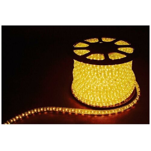 Светодиодная лента (Дюралайт светодиодный LEDх36) , цвет желтый, 10 метров