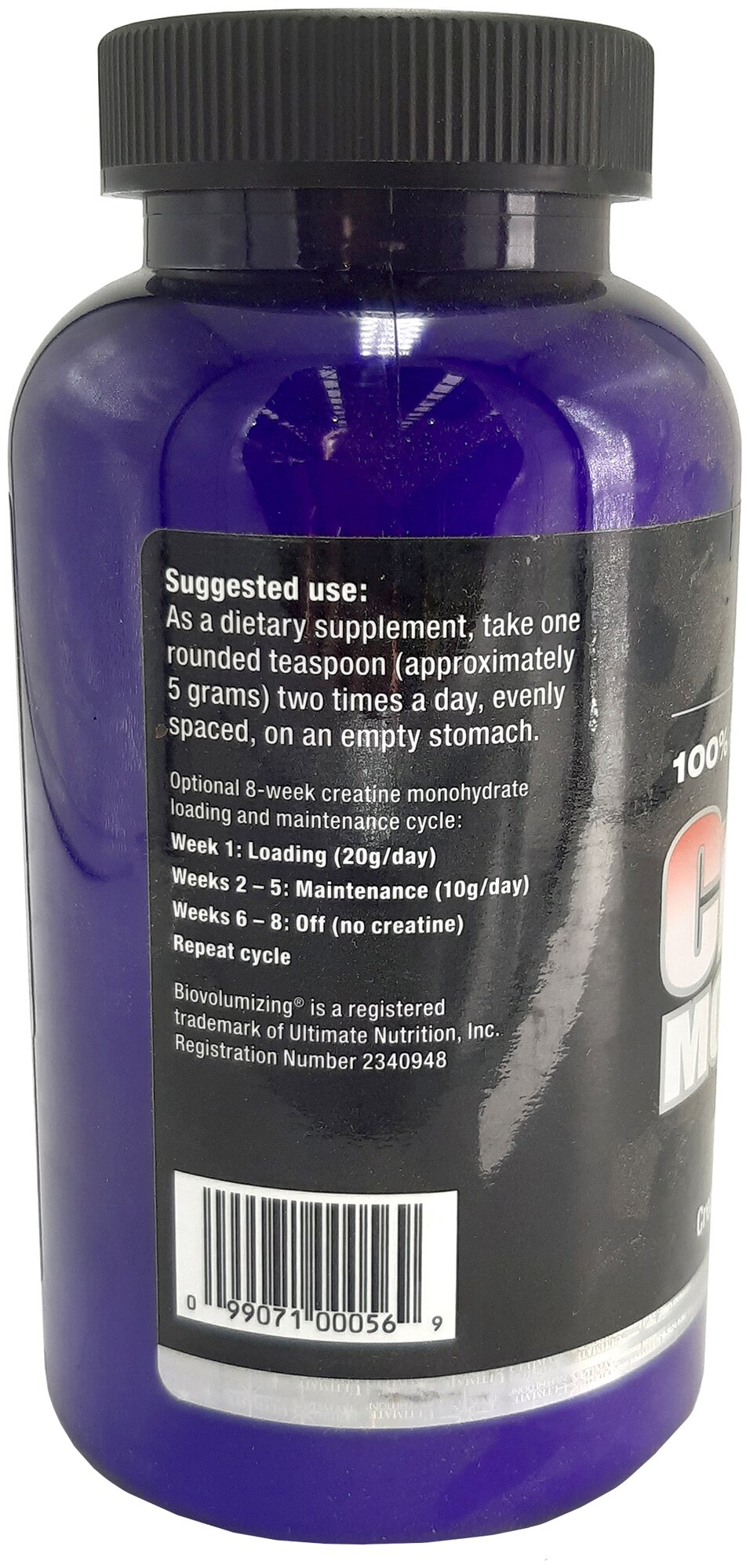 Креатин Ultimate Nutrition 100% Micronized Creatine Monohydrate, 300 гр.