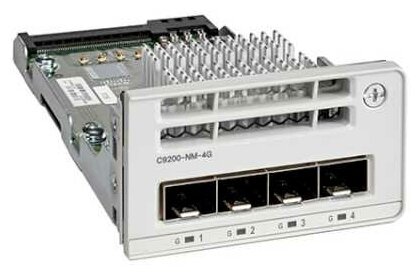 Модуль интерфейсный CISCO Catalyst 9200 4x1Gb SFP Uplink Module, C9200-NM-4G=