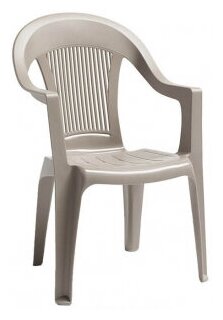 Кресло пластиковое SCAB GIARDINO Elegant Scratchproof Monobloc