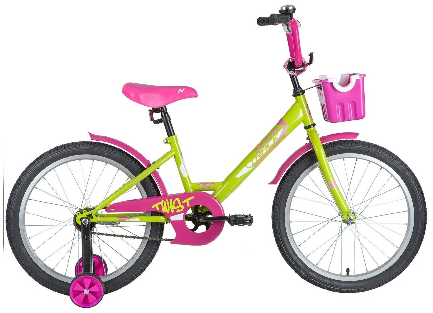 Велосипед Novatrack 201TWIST.GNP20 20" Twist зелёный 139691