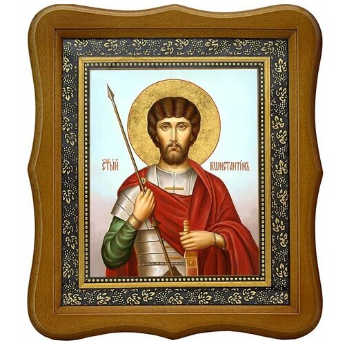 Константин Амморейский (Фригийский) мученик. Икона на холсте.