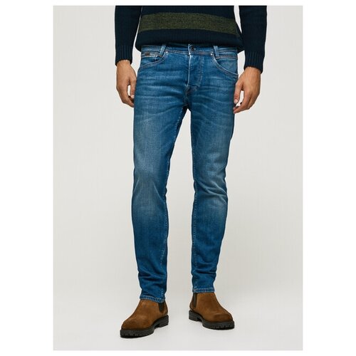 фото Джинсы для мужчин, pepe jeans london, модель: pm206325hn14, цвет: голубой, размер: 34/34