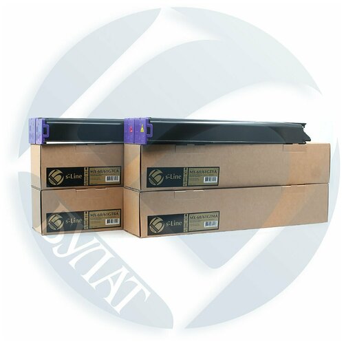 Тонер-картридж булатs-line для Sharp MX-2630, 3050 MX-60, 61GTMA (Пурпурный, 24000 стр.) картридж printlight mx 61gtma пурпурный для sharp