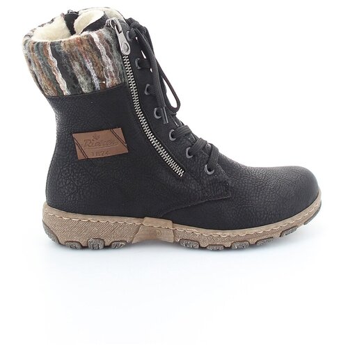 фото Ботинки rieker, размер 41, черный