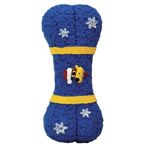 Косточка латексная с рисунком для собак 10см