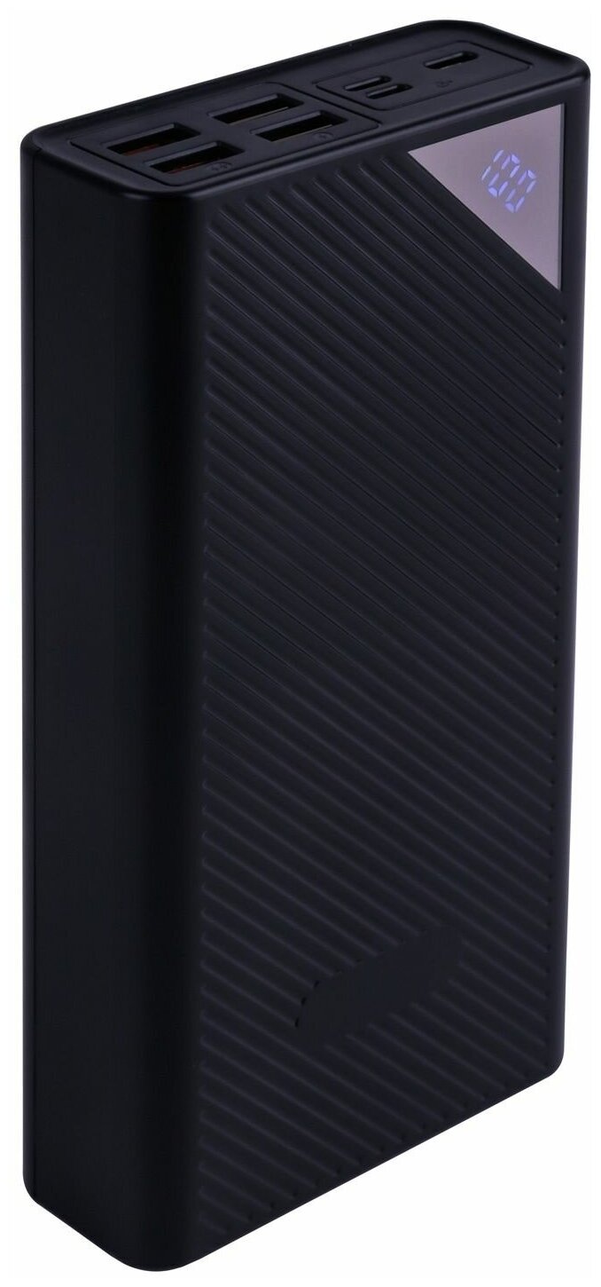 Мобильный аккумулятор Digma DGP-30000-4U Li-Pol 30000mAh 3A черный 2xUSB