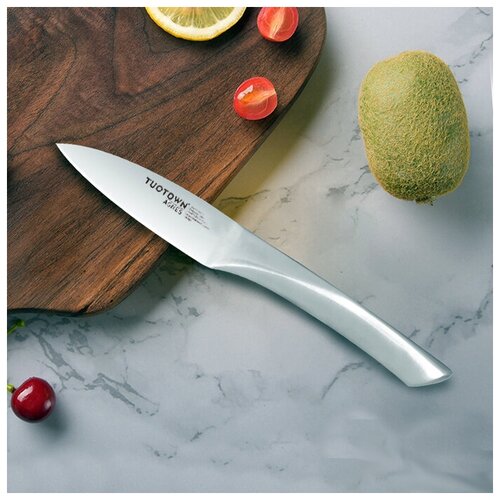 Кухонный нож овощной TUOTOWN , клинок 9 см AUS-8 сталь