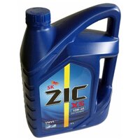 Масло моторное 10w40 zic x5 6л полусинтетика (пластик) zic 172622