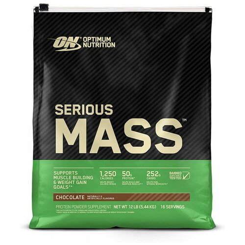 Optimum Nutrition Serious Mass 5,45 кг optimum nutrition serious mass vanilla 6 lb
