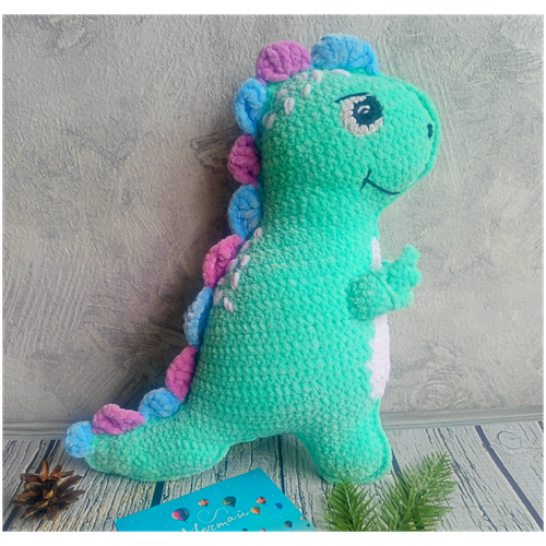 Мягкая игрушка-подушка Динозавр ручной работы