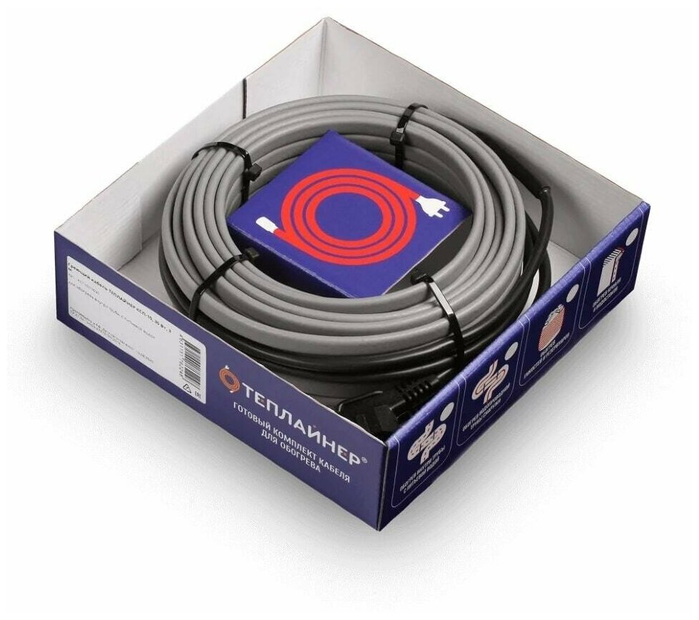 Греющий кабель теплайнер PROFI КСН-16, 416 Вт, 26 м - фотография № 3