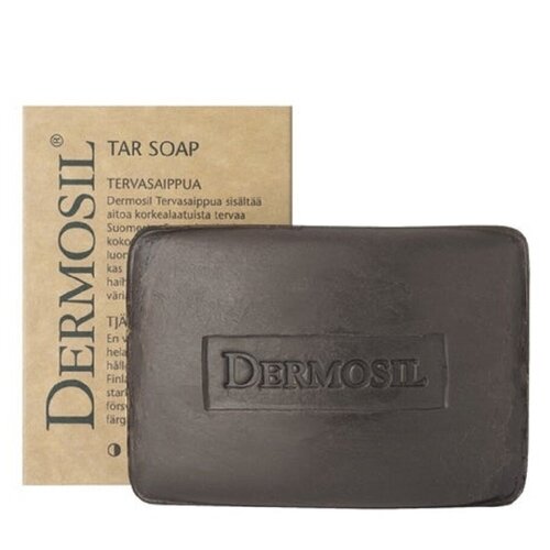 Dermosil Кусковое Дегтярное мыло, 110г