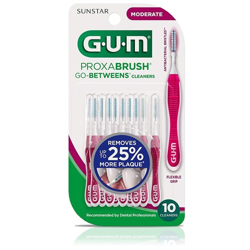 Ершики GUM Proxabrush Go-Betweens Moderate, 10шт