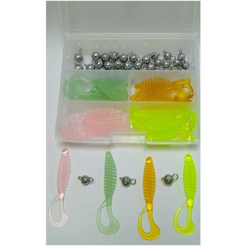 фото Набор для микроджига. танта, турбо твистер, разборная чебурашка g-silk