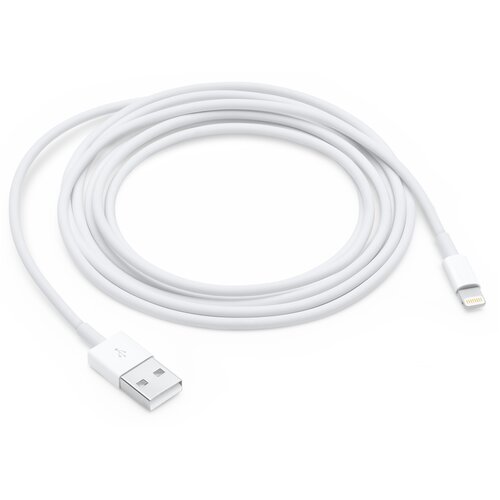 кабель для зарядки iphone ipad airpods ipod usb lightning 1m Кабель для зарядки iPhone 2 метра, iPad, iPod USB Type-C - Lightning (2м)