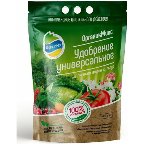 Удобрение Organic Mix Универсальное, 2.8 л, 2.8 кг, 1 уп.