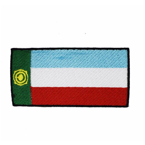 нашивка шеврон патч флаг зимбабве размер 90х45 мм Шеврон, нашивка, патч, Флаг Хакасии 90х45 мм