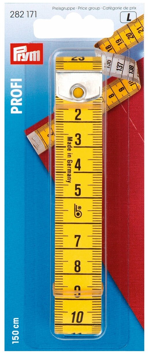 282171 Prym Измерительная лента Profi с отверстием, 1,5м, в блистере - фото №3