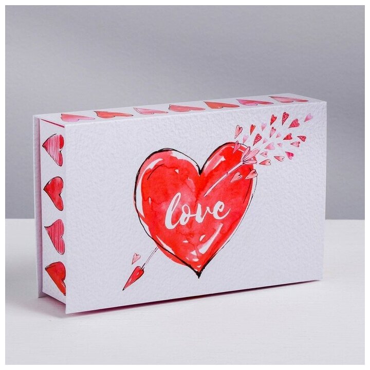 Коробка подарочная Дарите счастье Love 20x5x125 см