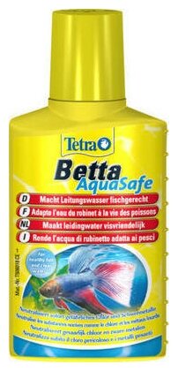Кондиционер для подготовки водопроводной воды TETRA Betta AquaSafe 100 мл. - фотография № 5