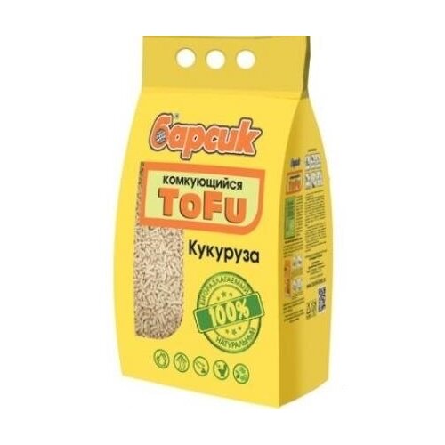 Барсик Комкующийся наполнитель TOFU Кукурузный 15 л 7,8 кг 58893 (2 шт) барсик барсик наполнитель комкующийся tofu кукурузный 7 8 кг