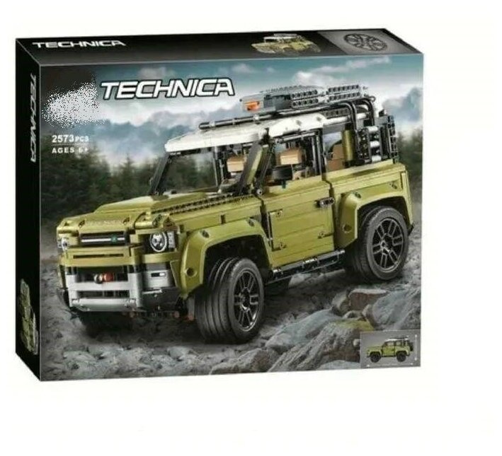 Конструктор Техника 'Land Rover' 2573 детали / Детский конструктор / Конструктор машина / Конструктор креатор / Конструктор Technic