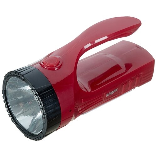 фото Фонарь ручной navigator (715994) светодиодный 12 led 1 вт аккумуляторный sla 750 мач пластик