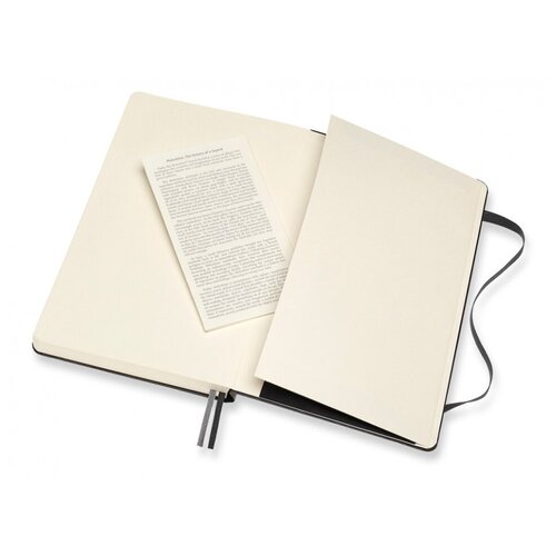 Блокнот Moleskine CLASSIC EXPENDED QP060EXP Large 130х210мм 400стр. линейка твердая обложка черный