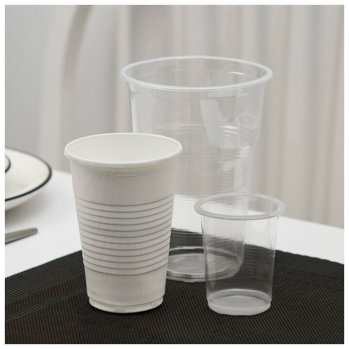 Набор одноразовой посуды «Биг-Пак №1», на 6 персон, цвет белый - фотография № 14
