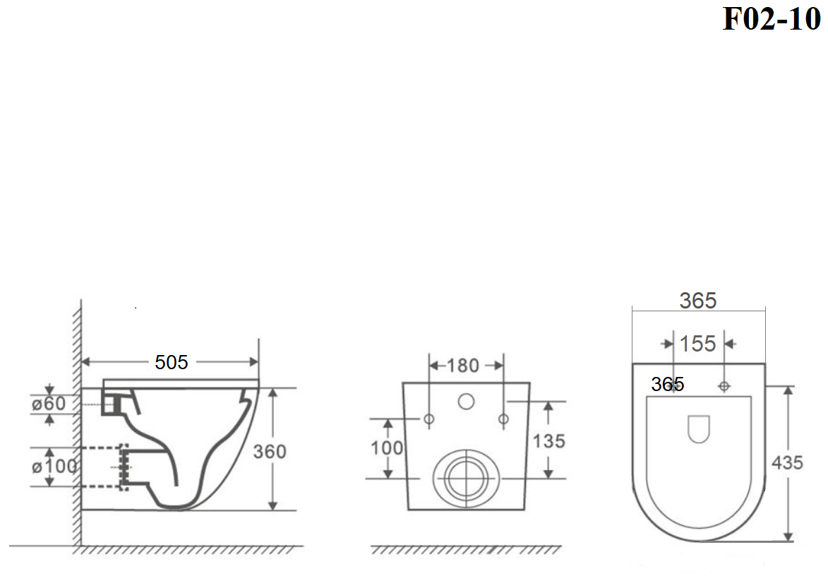 Унитаз подвесной безободковый BOND F02-10 с сиденьем с микролифтом - фотография № 11