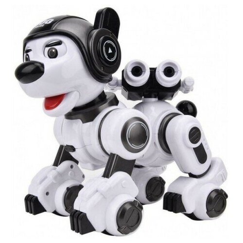 фото Радиоуправляемая интеллектуальная собака робот police dog (стреляет присосками) create toys