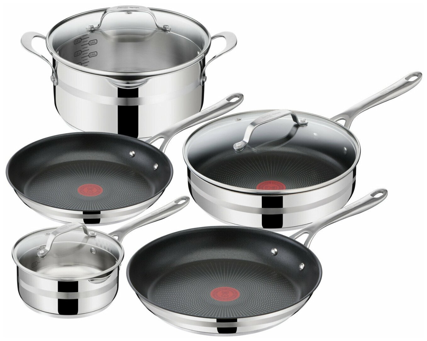 Набор посуды Tefal Jamie Oliver Cook Smart E310S874 8 пр.