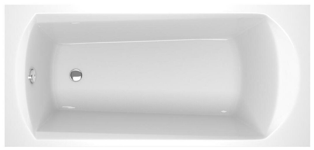 Ванна Ravak Domino 170x75 белая C631000000 ножки и фронтальная панель отдельно