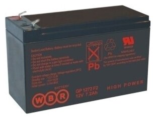 WBR Батарея GP1272 (12V/7.2Ah)