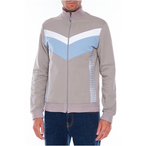 куртка для мужчин, BIKKEMBERGS, модель: C309080M43834037, цвет: серый+синий+белый, размер: XL