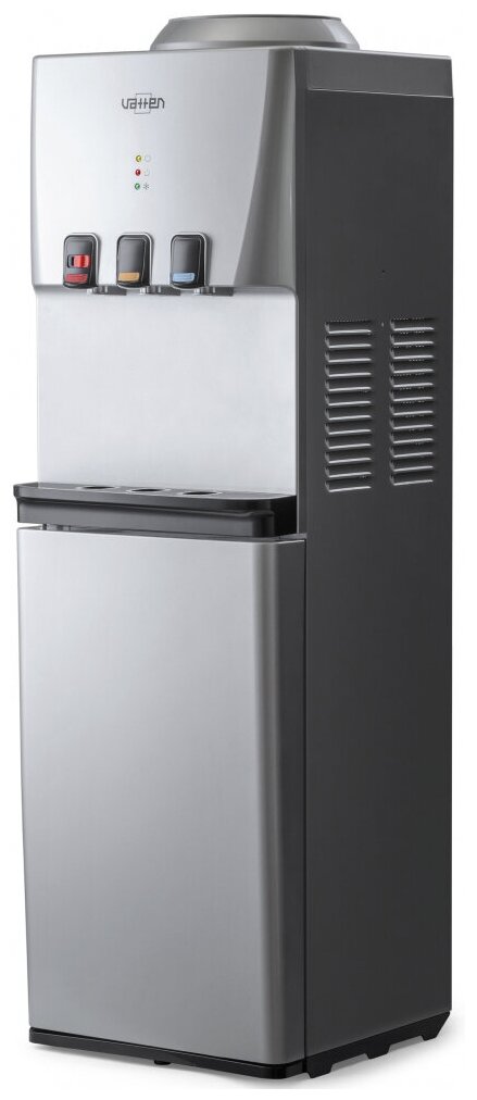 Кулер для воды VATTEN V46SKB, компрессорный, с холодильником, серебро. 1226602 - фотография № 1