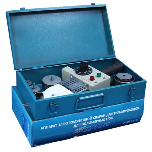 Сварочный аппарат для полипропилена AQUAPROM M406 металлический ящик 6 насадок 171000₽