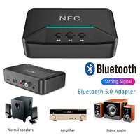 NFC Bluetooth 5.0 аудио приемник AUX jack 3.5 мм RCA + usb плеер BT 200