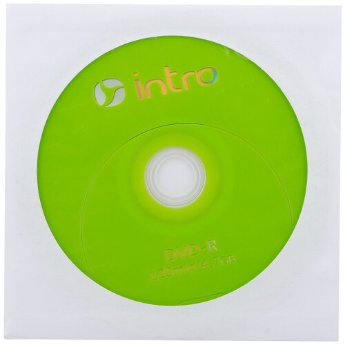 Диск DVD-R Intro 16X 4,7GB конверт