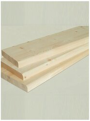 Ступени деревянные для лестницы (подоконник) / Сорт-АБ / 1000x250x40 мм (упаковка 2 штуки)